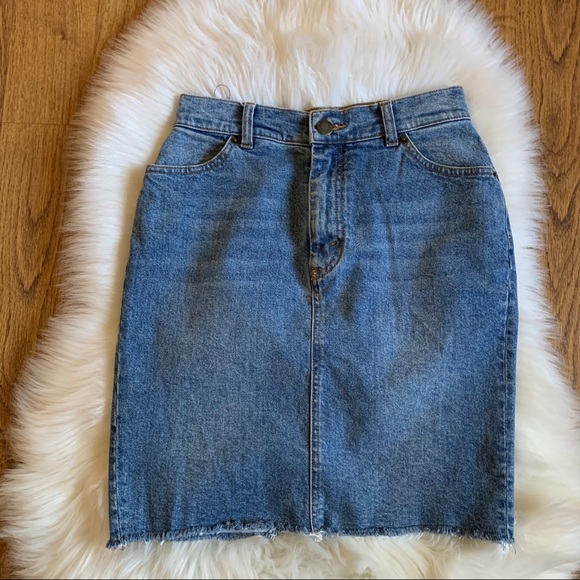 & Other Stories Dresses & Skirts - & other stories blue denim a line skirt size 6